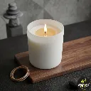 White frosted glass jar candle making Namo Creations (2).webp