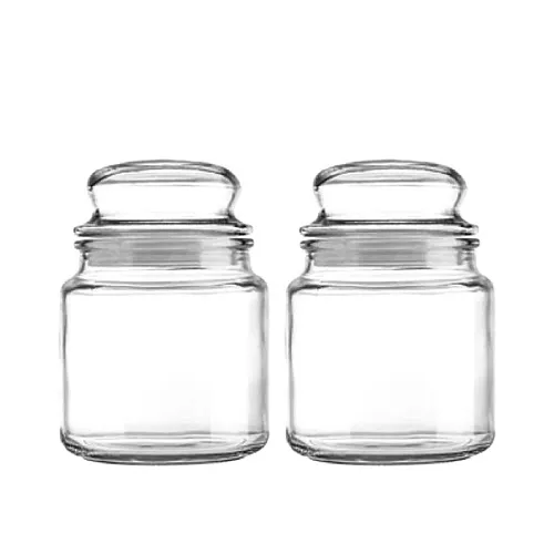 [140015] 125 ml Yankee Transparent Glass Jar For Candle Making