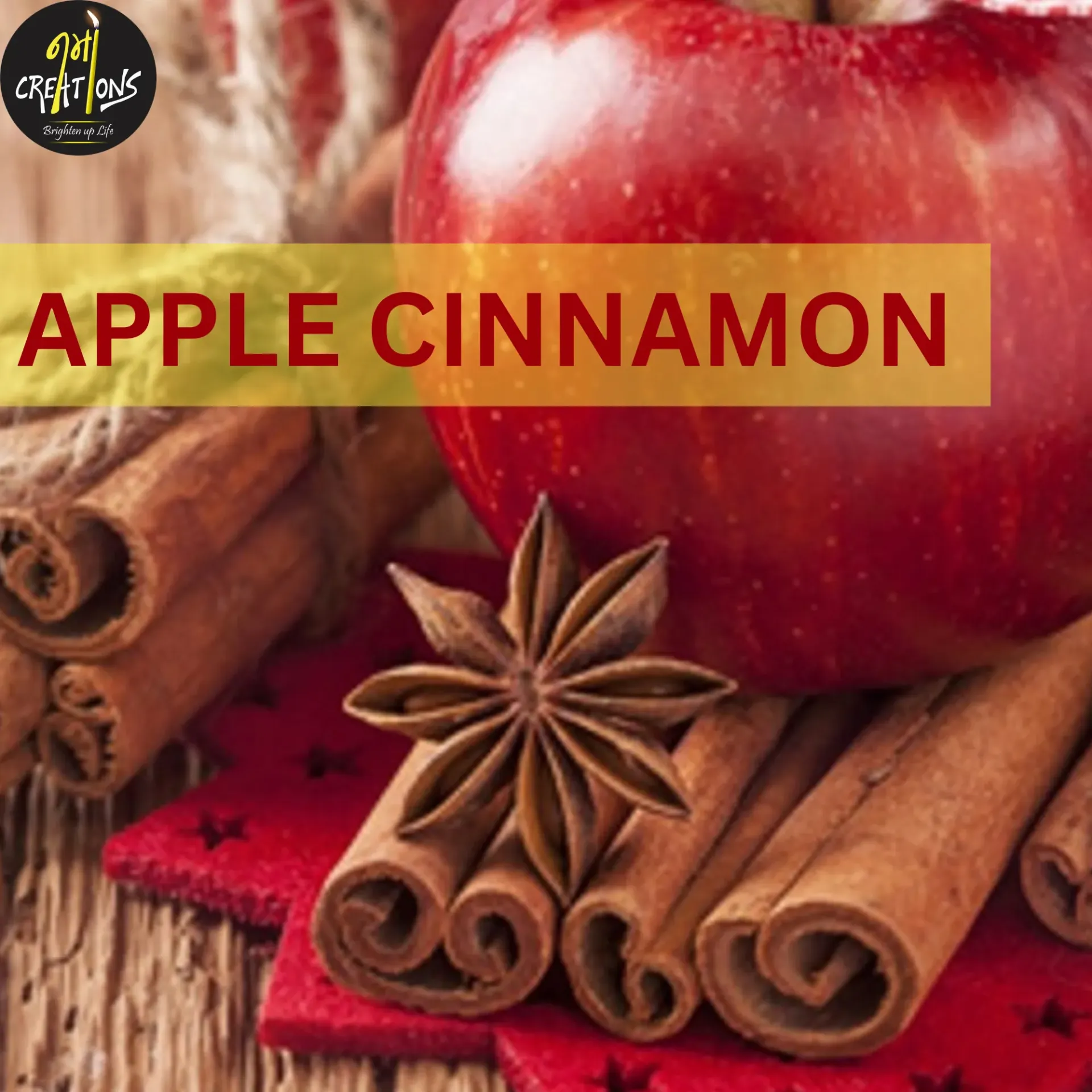 [130001] Apple-Cinnamon Fragrance oil for Candles