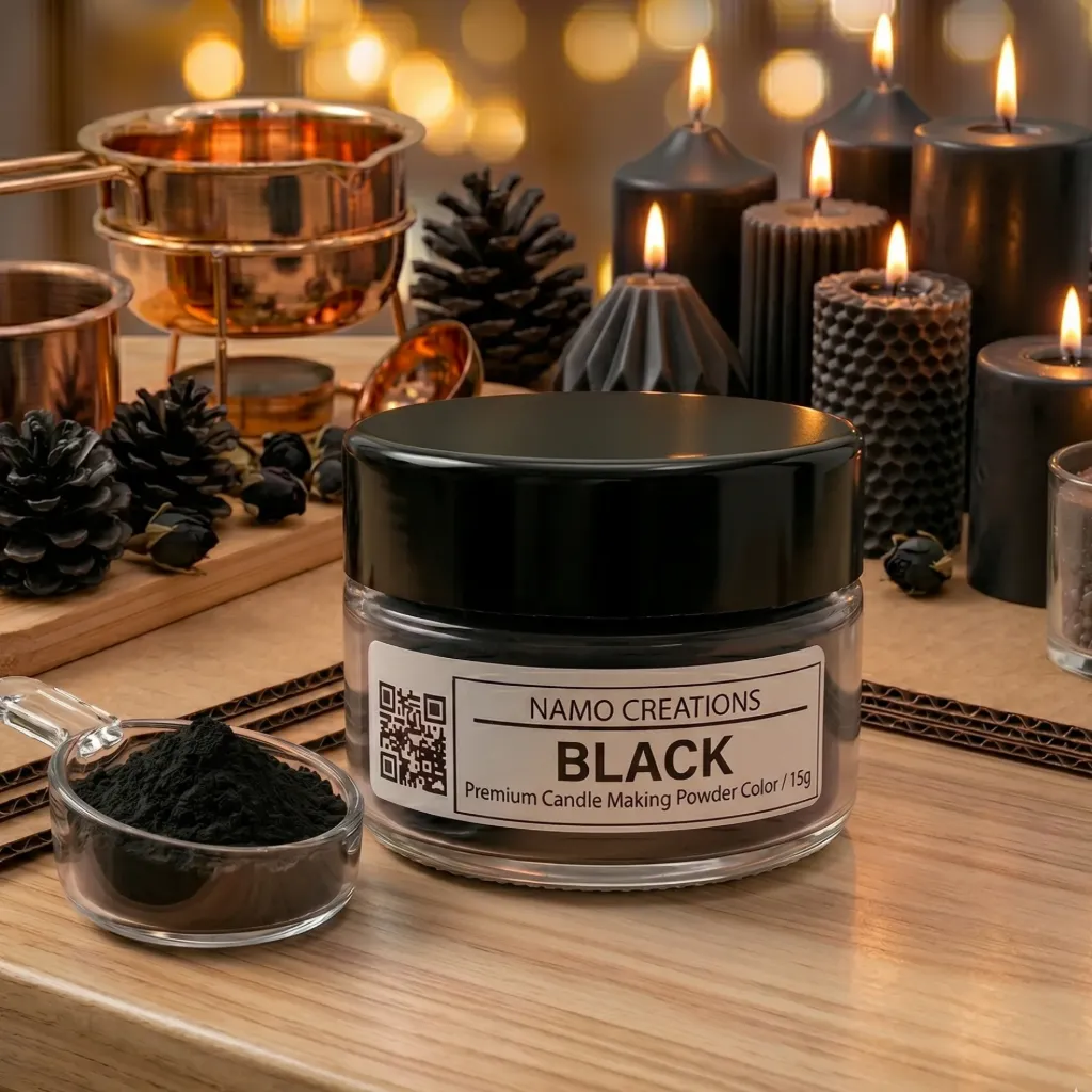 [150008] Black Powder Color for Candle Making