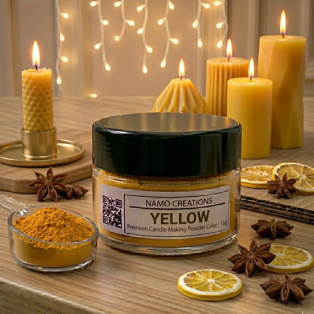 [150005] Yellow Powder Color for Candle Making
