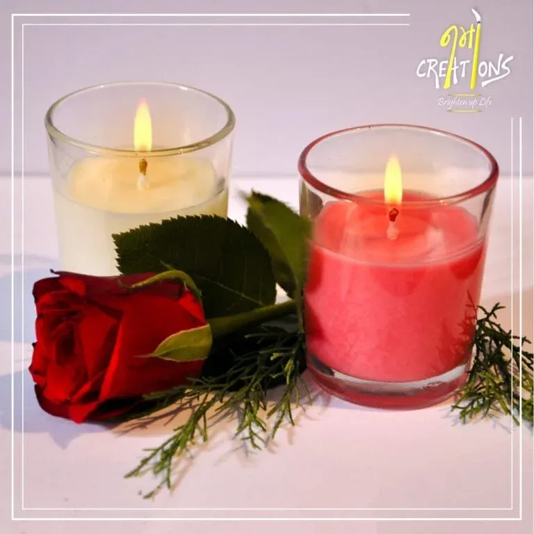 Namo Creations Scented Votive Candles – Pack of 6
