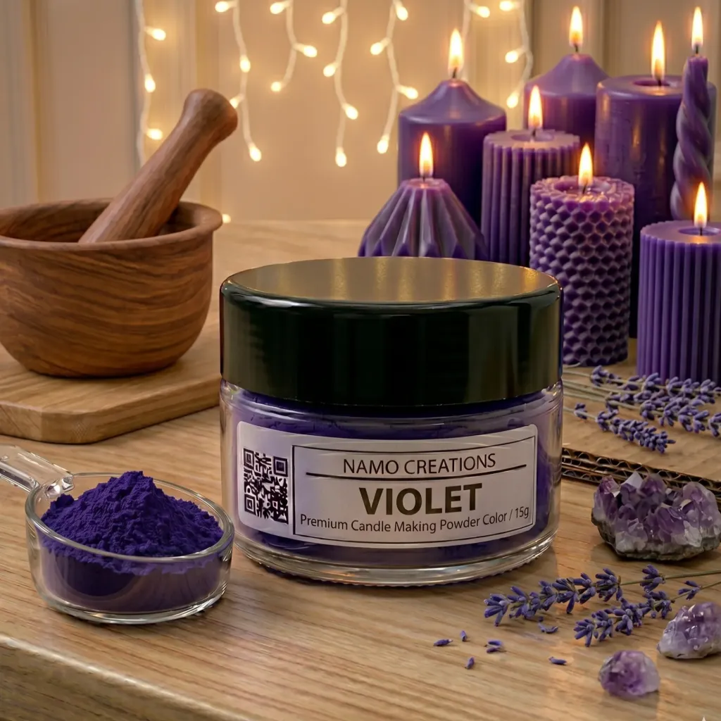 [150007] Voilet Powder Color for Candle Making
