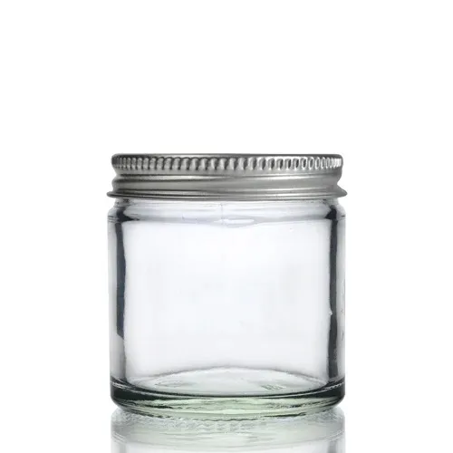 90 ml Transparent Screw Cap Salsa Glass Jar for Candle Making