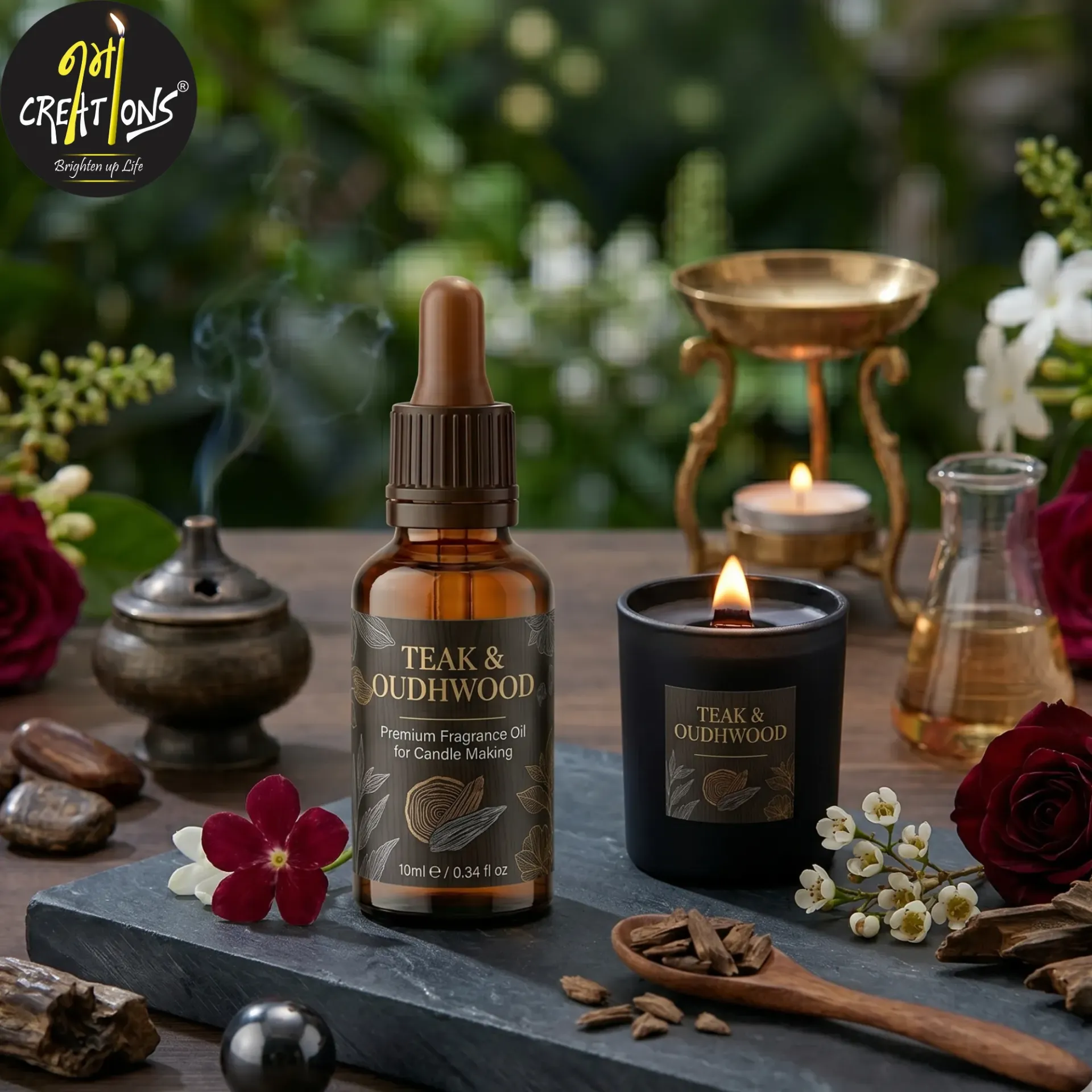 [130052] Teak & Oudwood Fragrance Oil